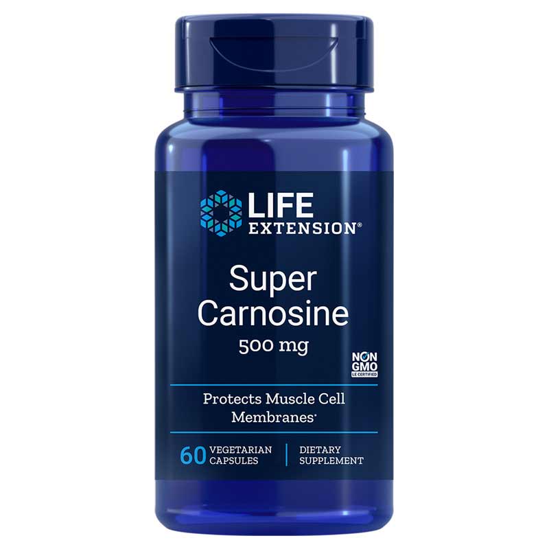 Life Extension Super Carnosine 500 Mg 60 Veg Capsules