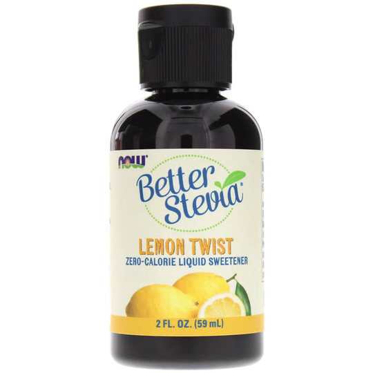 NOW Foods Better Stevia Liquid Sweetener Lemon Twist 2 Oz