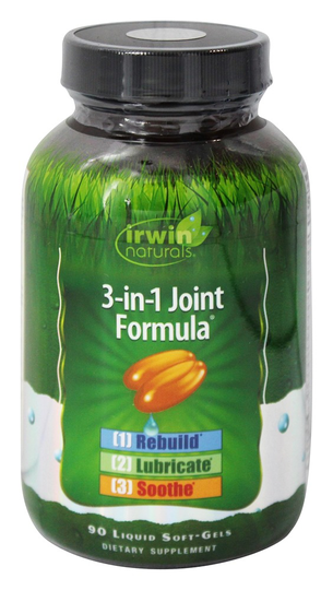 Irwin Naturals - 3-in-1 Joint Formula - 90 Gelcaps
