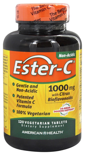 American Health - Ester-C with Citrus Bioflavonoids 1000 mg. - 120 Vegetarian Tablets