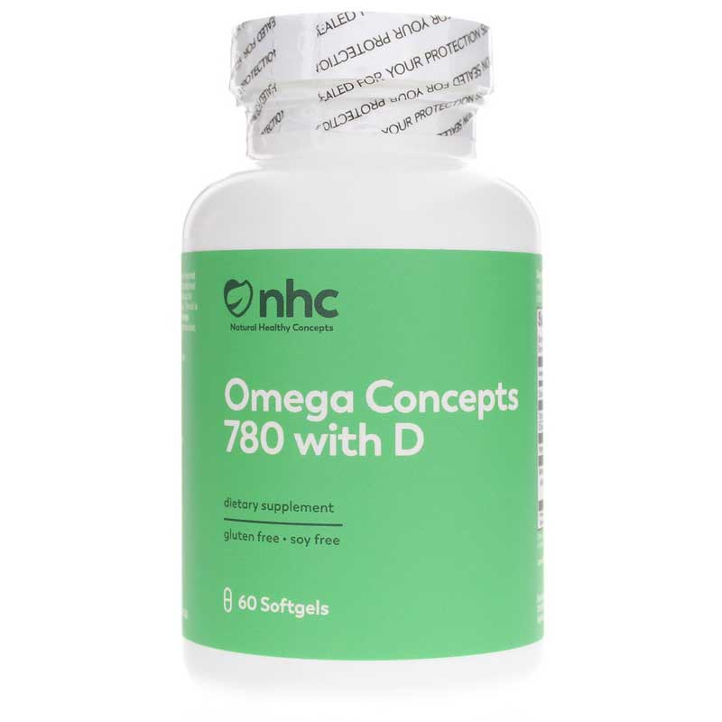Natural Healthy Concepts Omega Concepts 780 with D 60 Softgels