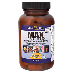 Max Multivitamin & Mineral for Men (60 Tablets)