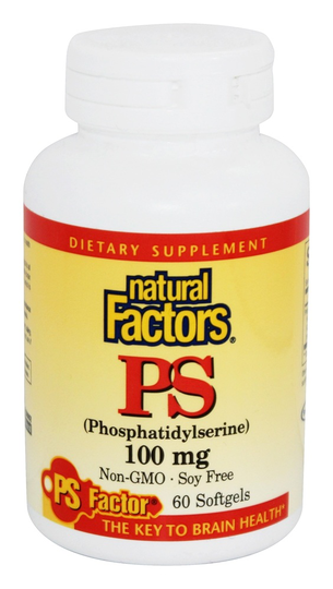 Natural Factors - PS (Phosphatidylserine) 100 mg. - 60 Softgels