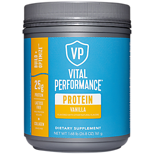 Vital Performance with 25 grams of Protein and 10 grams of Collagen Peptides - Vanilla (1.68 Lbs. / 21 Servings)