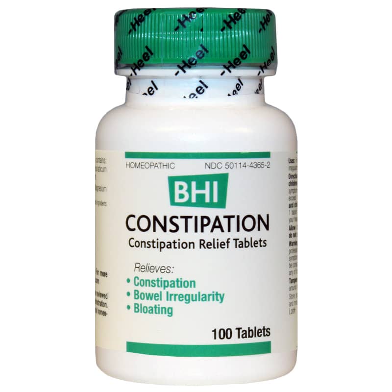 BHI Constipation Relief Tablets 100 Tablets