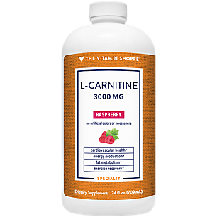 L-Carnitine - Amino Acid to Support Fat Metabolism & Cardiovascular Health - 3,000 MG - Raspberry (24 Ounces)