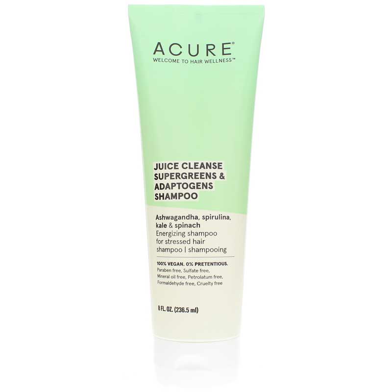 Acure Juice Cleanse Supergreens & Adaptogens Shampoo 8 Oz