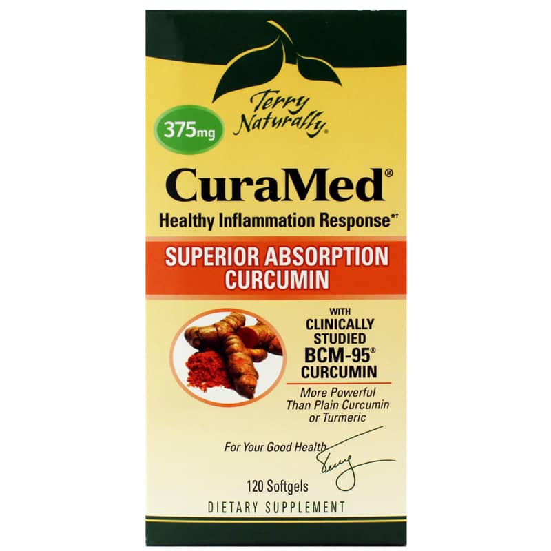 Terry Naturally CuraMed 375 Mg 120 Softgels