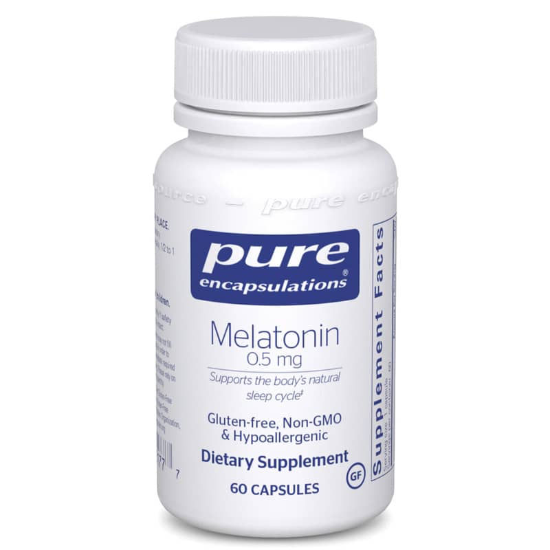 Pure Encapsulations Melatonin .5 Mg 60 Capsules