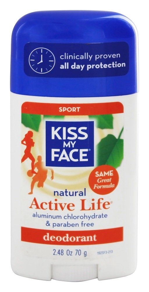 Kiss My Face - Natural Active Life Deodorant Stick Aluminum Free Sport - 2.48 oz.