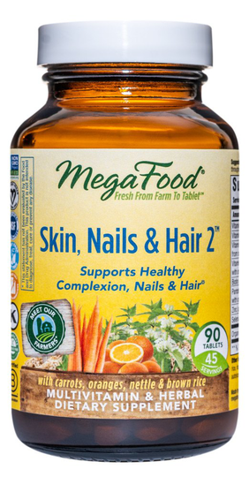 MegaFood - Skin Nails & Hair 2 - 90 Tablet(s)