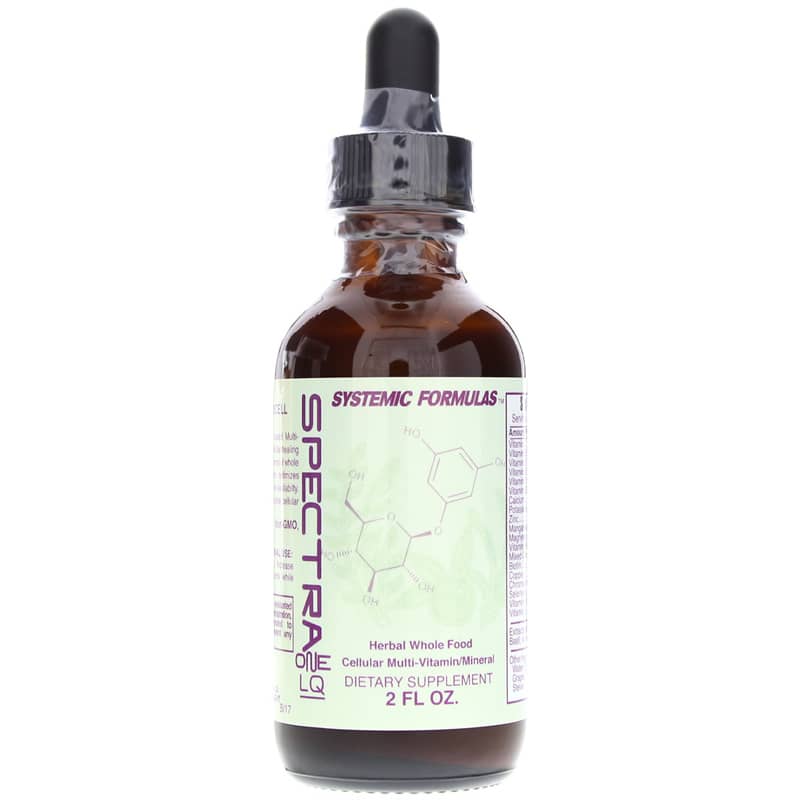 Systemic Formulas Spectra One Cellular Multi-Vitamin/Mineral Liquid 2 Oz