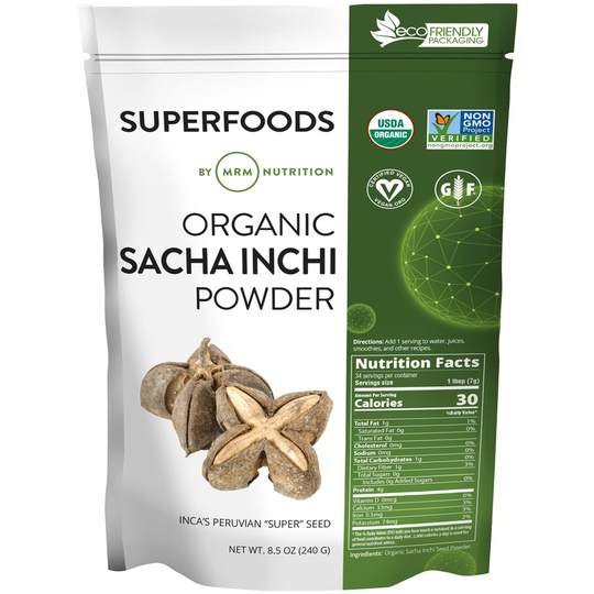 MRM Nutrition - Raw Organic Sacha Inchi Powder - 8.5 oz.