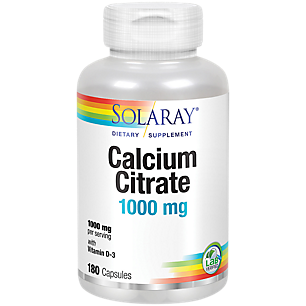 Calcium Citrate + Vitamin D with Superior Absorption - 1,000 MG (120 Capsules)