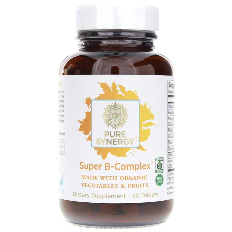 Pure Synergy Super B-Complex Tablets 60 Tablets