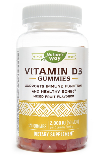 Nature's Way - Vitamin D3 Immune Function Support Mixed Fruit 2000 IU - 120 Gummies
