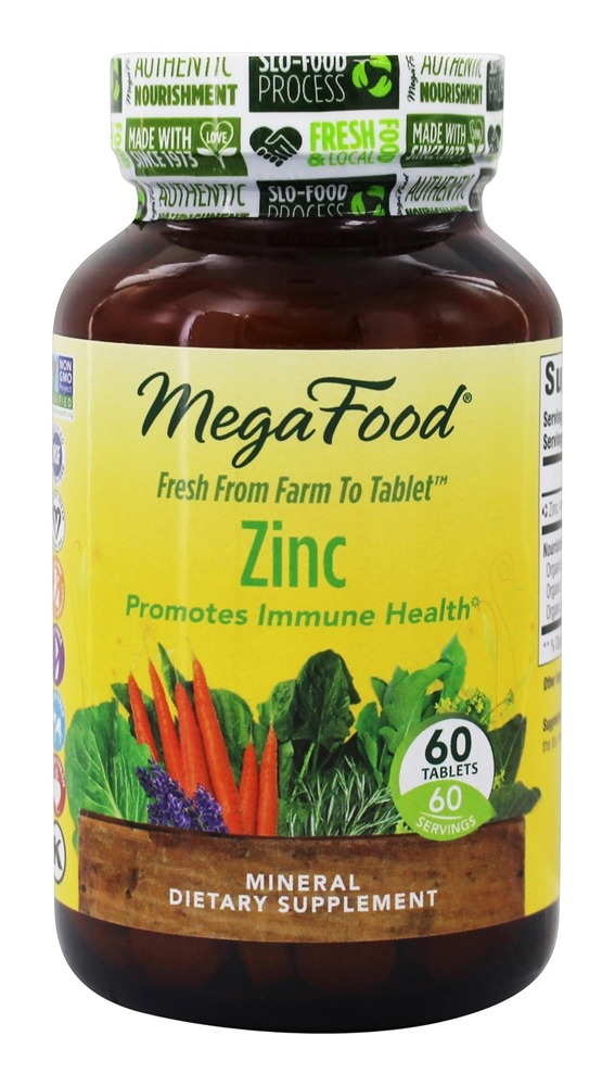 MegaFood - Zinc - 60 Tablets