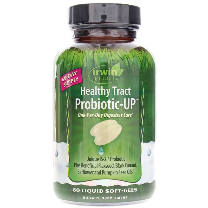 Irwin Naturals Healthy Tract Probiotic-UP 60 Liquid Softgels