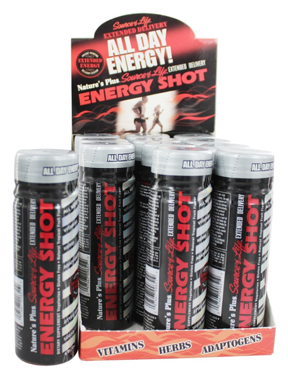 Natures Plus - Source of Life Energy Shot Extended Delivery Natural Tropical Fruit Flavor - 4 fl. oz.