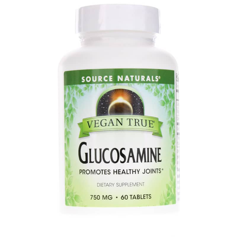 Source Naturals Vegan True Glucosamine 750 Mg 60 Tablets