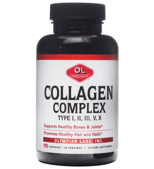 Olympian Labs - Collagen Complex Type I II III V X - 90 Capsules