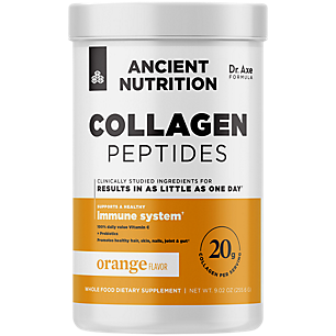Collagen Peptides Powder - Hair, Skin, Nails & Joint Support - Orange (9.02 oz. / 12 Servings)