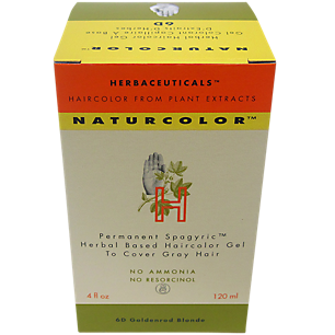 Natural Hair Color - Herbal Based & Permanent - 6D Goldenrod Blonde (4 Fluid Ounces)