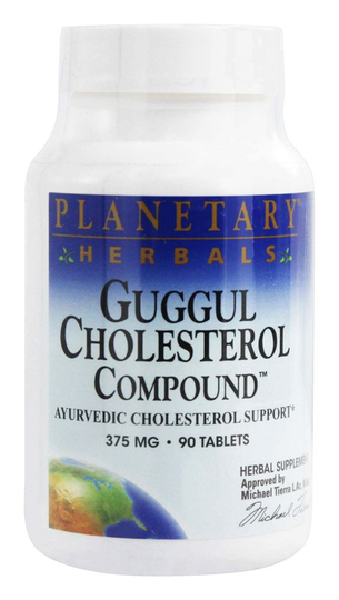 Planetary Herbals - Guggul Cholesterol Compound 375 mg. - 90 Tablets Formerly Planetary Formulas