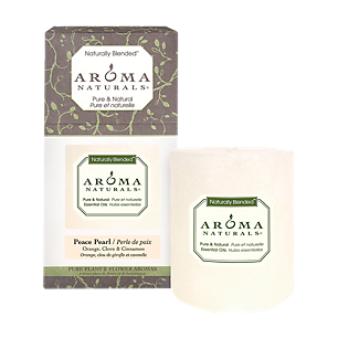 Peace Pearl 3x3.5 Pillar Candle