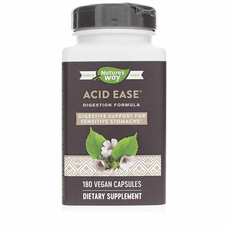 Natures Way Acid-Ease Digestion Formula 180 Veg Capsules