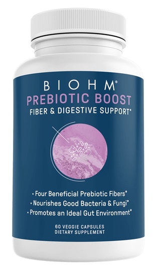 Biohm Health - Prebiotic Supplement Natural Extracts & Enzymes - 60 Capsules