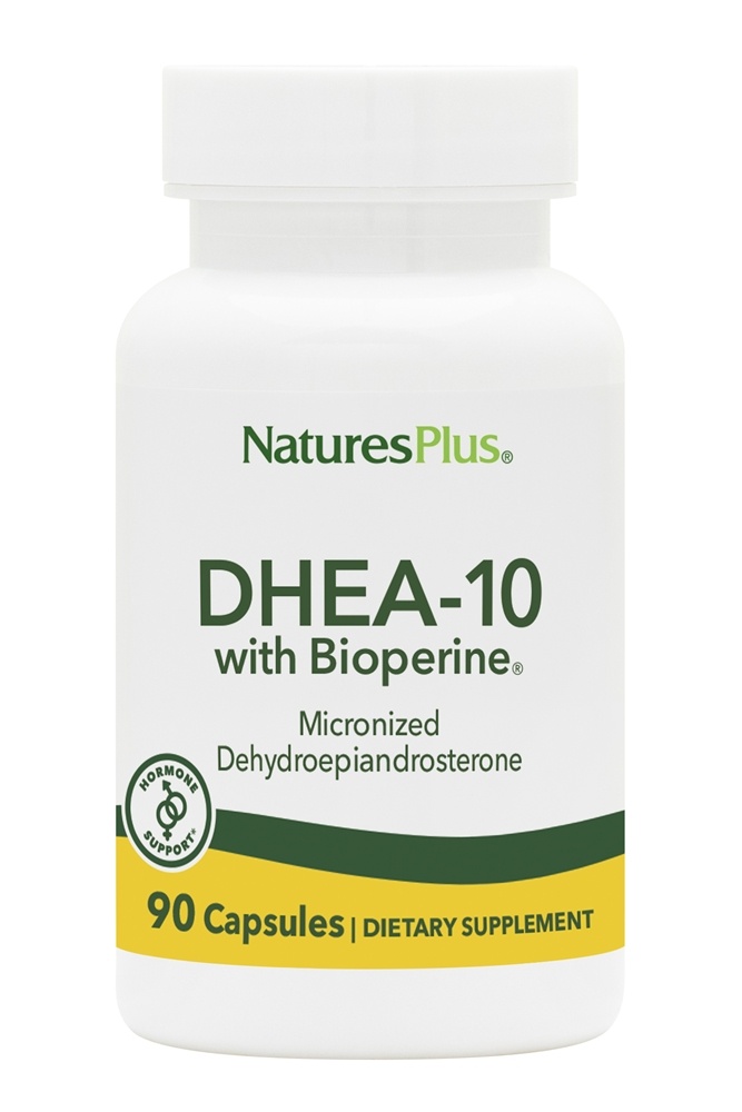 Natures Plus - DHEA-10 with Bioperine 10 mg. - 90 Capsules