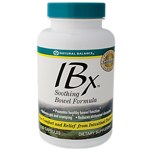 IBX Soothing Bowel Formula - Supports Healthy Bowel Function, Relieves Gas & Cramping (120 Capsules)