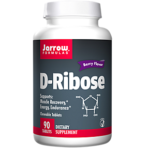 D-Ribose - Supports Muscle Recovery, Energy & Endurance - Berry (90 Chewable Tablets)