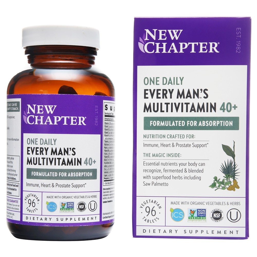 New Chapter - One Daily Every Man's Multivitamin 40 - 96 Vegetarian Tablets
