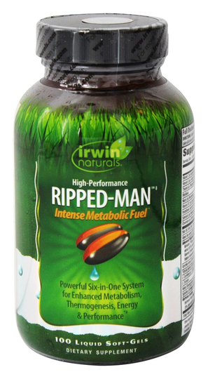 Irwin Naturals - High Performance Ripped-Man Intense Metabolic Fuel - 100 Softgels