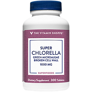 Super Chlorella - Broken Cell Wall Green Microalgae - 1,000 MG (300 Tablets)