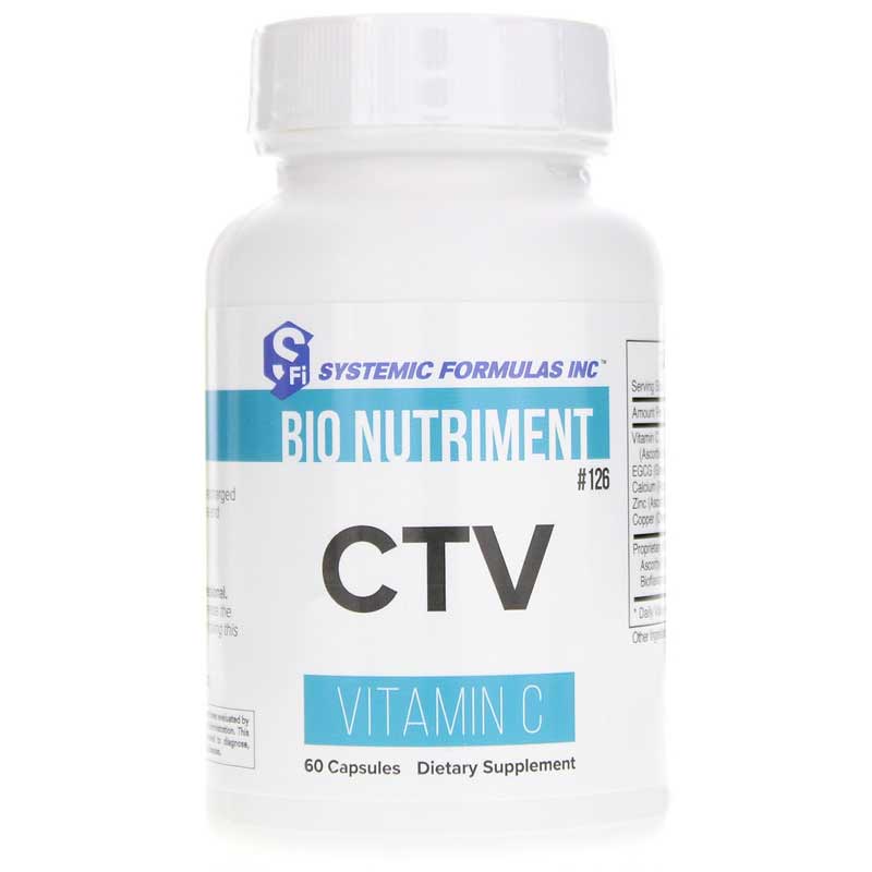 Systemic Formulas CTV Vitamin C 60 Capsules