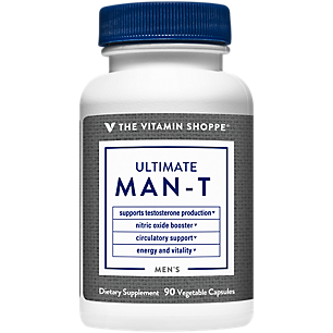 Ultimate Testosterone for Men - Boosts Nitric Oxide (90 Vegetarian Capsules)