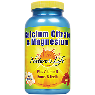 Calcium Citrate Magnesium Plus Vitamin D (250 Tablets)