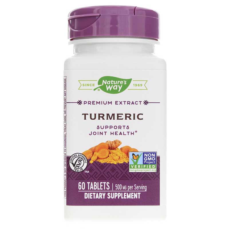 Natures Way Turmeric Standardized 60 Tablets