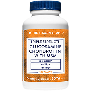 Triple Strength Glucosamine Chondroitin with MSM - Joint Support - 1,500 MG (60 Tablets)