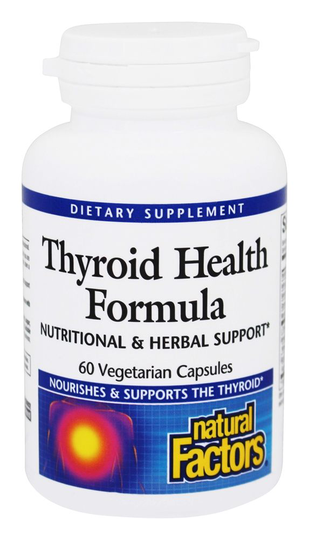 Natural Factors - Thyroid Health Formula - 60 Vegetarian Capsules