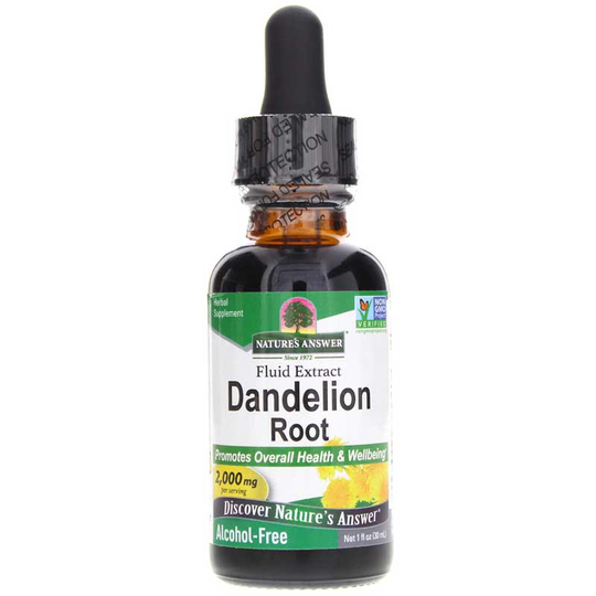 Natures Answer Dandelion Root Alcohol-Free 1 Oz