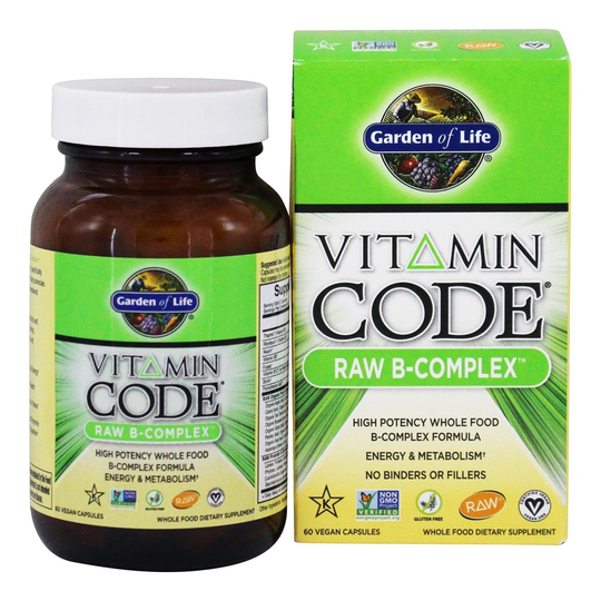 Garden of Life - Vitamin Code RAW B Complex - 60 Vegetarian Capsules