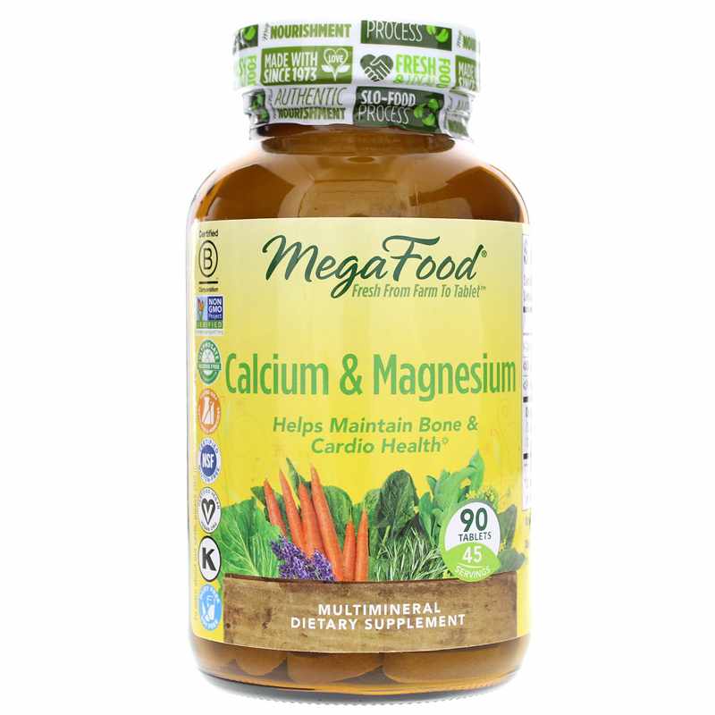 Megafood Calcium & Magnesium 90 Tablets