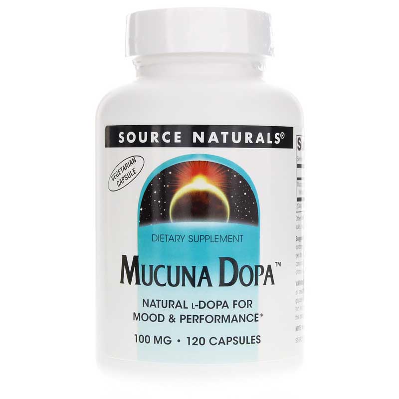 Source Naturals Mucuna Dopa 100 Mg, 120 Veg Capsules