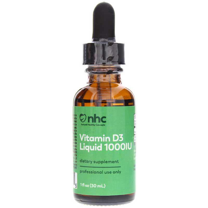 Natural Healthy Concepts Vitamin D3 Liquid 25 Mcg 1 Oz