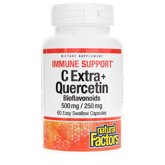 Natural Factors C Extra + Quercetin Bioflavonoids 60 Capsules