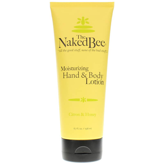 Naked Bee Moisturizing Hand & Body Lotion Citron & Honey 6.7 Oz